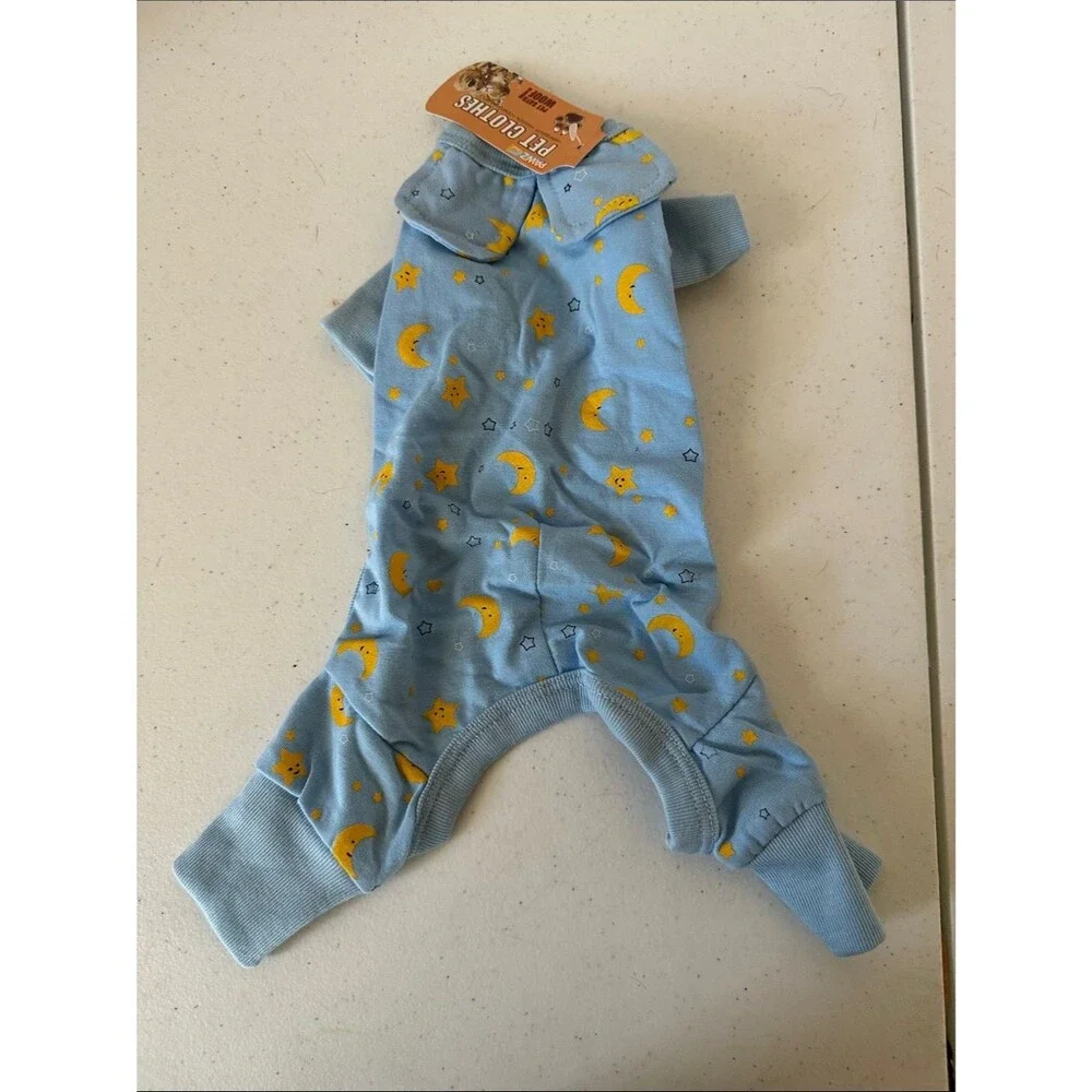 Pawz Road Baby Blue Dog Pajamas Size Small Adorable Pet Loungewear